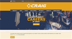 Desktop Screenshot of craig-mfg.com